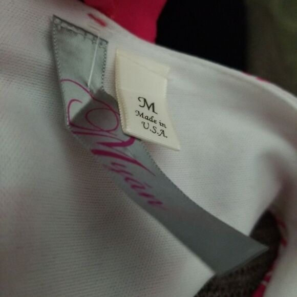 Myan boutique Pink Print Dress Size Medium - Picture 4 of 5
